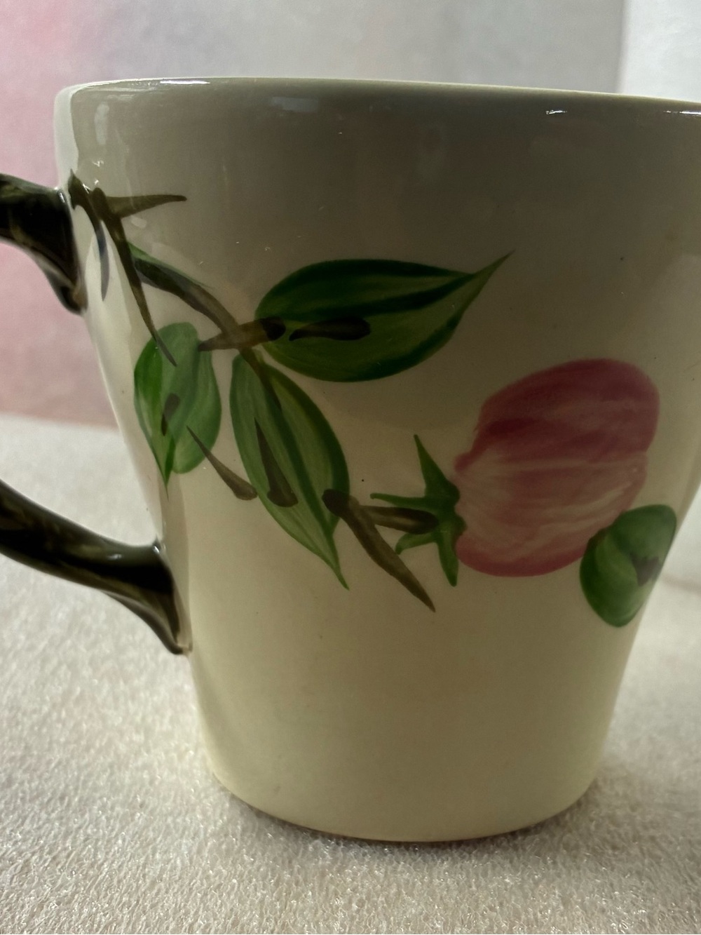 Vintage FRANCISCAN Desert Rose Coffee Mug Cup. MADE IN ENGLAND.   CUP ONLY.